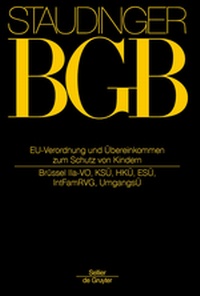 Abbildung von: BGB: Kommentar zum Bürgerlichen Gesetzbuch mit Einführungsgesetz und Nebengesetzen - Sellier - De Gruyter