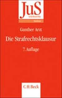 Enlarge image Cover: Die Strafrechtsklausur - C.H.BECK