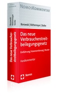 Abbildung von: VSBG Verbraucherstreitbeilegungsgesetz - Nomos