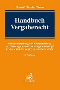 Enlarge image Cover: Handbuch Vergaberecht - C.H.BECK