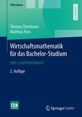 Cover: Wirtschaftsmathematik f&uuml;r das Bachelor-Studium - Springer Gabler