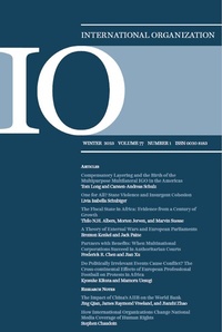 Abbildung von: International Organization (IO) - Cambridge University Press