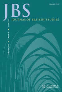Bild: Journal of British Studies - Cambridge University Press