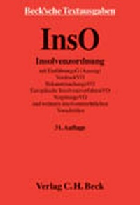 Abbildung von: Insolvenzordnung: InsO - C.H.BECK