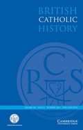 Bild: British Catholic History - Cambridge University Press