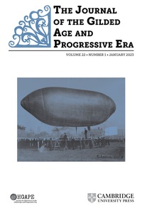 Bild: Journal of the Gilded Age and Progressive Era - Cambridge University Press