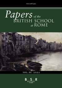 Bild: Papers of the British School at Rome - Cambridge University Press