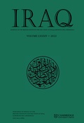 Bild: IRAQ - Cambridge University Press