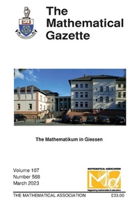 Abbildung von: The Mathematical Gazette - Cambridge University Press
