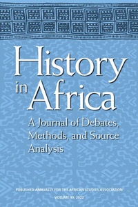 Abbildung von: History in Africa - Cambridge University Press