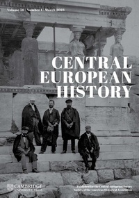 Bild: Central European History - Cambridge University Press