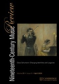 Cover: Nineteenth-Century Music Review - Cambridge University Press