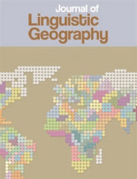 Abbildung von: Journal of Linguistic Geography - Cambridge University Press