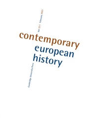 Bild: Contemporary European History - Cambridge University Press