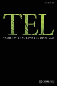 Abbildung von: Transnational Environmental Law - Cambridge University Press