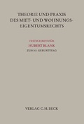 Cover: Theorie und Praxis des Miet- und Wohnungseigentumsrechts - C.H.BECK