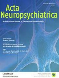 Abbildung von: Acta Neuropsychiatrica - Cambridge University Press