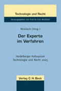 Abbildung von: Der Experte im Verfahren - C.H.BECK