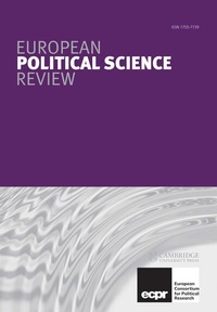 Bild: European Political Science Review - Cambridge University Press
