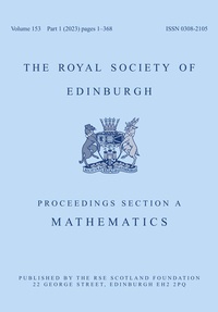 Abbildung von: Proceedings of the Royal Society of Edinburgh Section A: Mathematics - Cambridge University Press