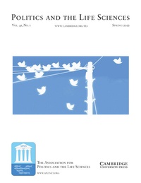 Abbildung von: Politics and the Life Sciences - Cambridge University Press