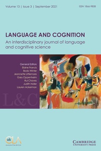 Abbildung von: Language and Cognition - Cambridge University Press