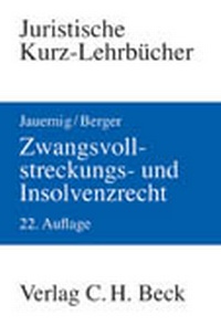 Abbildung von: Zwangsvollstreckungs- und Insolvenzrecht - C.H.BECK