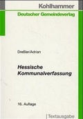 Cover: Hessische Kommunalverfassung - Deutscher Gemeindeverlag