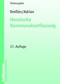 Cover: Hessische Kommunalverfassung - Deutscher Gemeindeverlag