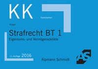 Bild vergrößern Bild: Karteikarten Strafrecht BT 1 - Alpmann Schmidt