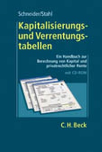 Abbildung von: Kapitalisierung und Verrentung - C.H.BECK