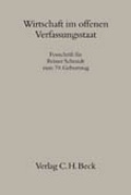 Cover: Wirtschaft im offenen Verfassungsstaat - C.H.BECK