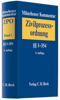 Abbildung von: Münchener Kommentar zur Zivilprozessordnung: ZPO - C.H.BECK