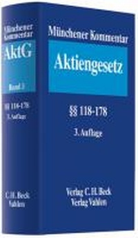 Abbildung von: Münchener Kommentar zum Aktiengesetz: AktG - C.H.BECK