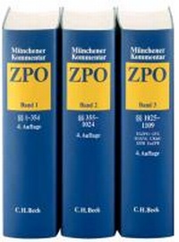 Abbildung von: Münchener Kommentar zur Zivilprozessordnung: ZPO - C.H.BECK