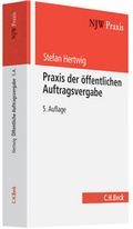 Cover: Praxis der &ouml;ffentlichen Auftragsvergabe - C.H.BECK