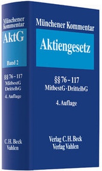 Abbildung von: Münchener Kommentar zum Aktiengesetz: AktG - C.H.BECK