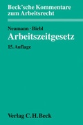 Cover: Arbeitszeitgesetz: ArbZG - C.H.BECK