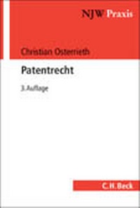 Enlarge image Cover: Patentrecht - C.H.BECK