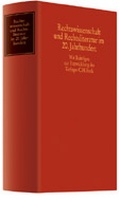Cover: Rechtswissenschaft und Rechtsliteratur im 20. Jahrhundert - C.H.BECK