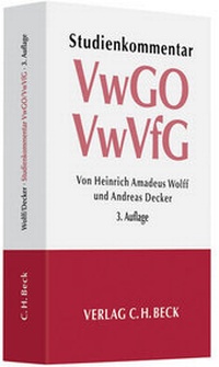Abbildung von: Verwaltungsgerichtsordnung (VwGO) / Verwaltungsverfahrensgesetz (VwVfG) - C.H.BECK
