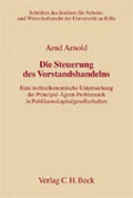 Abbildung von: Die Steuerung des Vorstandshandelns - C.H.BECK