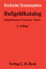 Cover: Bußgeldkatalog - C.H.BECK