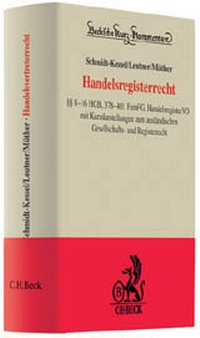 Enlarge image Cover: Handelsregisterrecht - C.H.BECK
