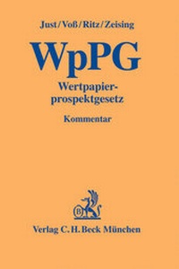 Abbildung von: Wertpapierprospektgesetz (WpPG) und EU-Prospektverordnung - C.H.BECK