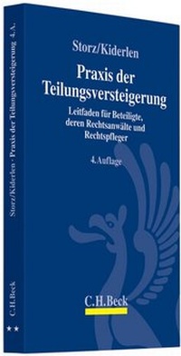 Abbildung von: Praxis der Teilungsversteigerung - C.H.BECK
