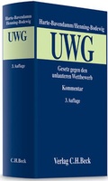 Cover: Gesetz gegen den unlauteren Wettbewerb (UWG) - C.H.BECK