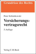 Cover: Versicherungsvertragsrecht - C.H.BECK