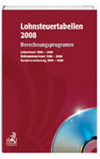 Abbildung von: Lohnsteuertabellen 2008 CD-ROM - C.H.BECK
