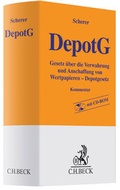Cover: Depotgesetz: DepotG - C.H.BECK